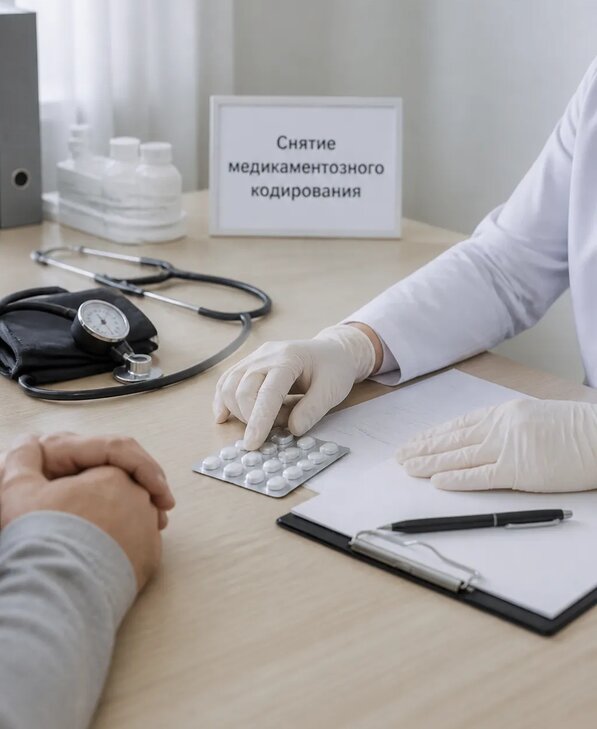 Снятие медикаментозного кодирования в Карпинске от 5134 р. | Медзона